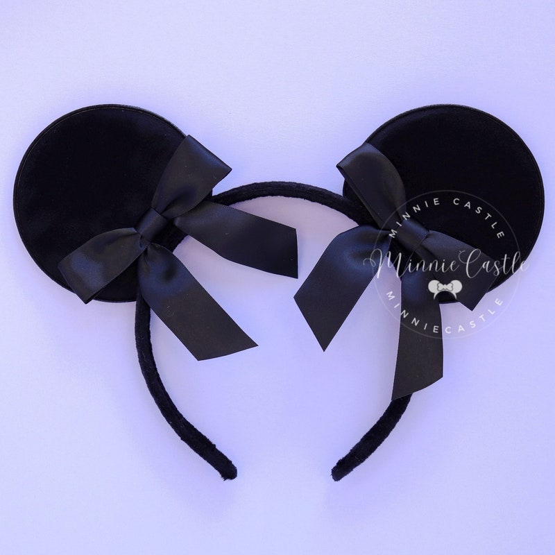 Satin Bow Mickey Ears - Etsy