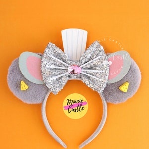 Remy Ears, Mickey Ears, Remy Mouse  Ears, Minnie Ears, Cooking Hat Mouse Ears, Mouse Ears Headband, Mickey Ears, Characters Ears