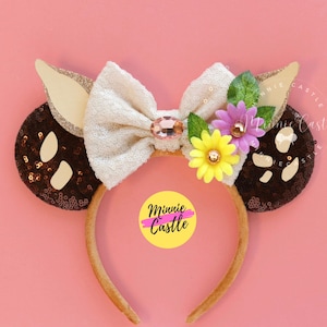Minnie Bambie Mouse Ears, Mickey Ears, Minnie ears, Bambie Mouse ears, Mouse ears, Bambi Mickey ears, Characters Ears, Mouse ears headband