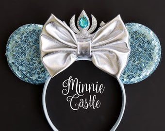 Elsa Mickey ears, Mickey Ears, Princess Mouse ears, Frozen Ears, Minnie Ears, Mouse Ears Headband, Mickey Ears, Characters Mouse Ears