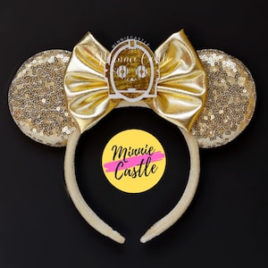 Gold Robot Mickey Ears, Mickey Ears, Galaxy Wars Mouse Ears, Minnie Ears, Mouse Ears Headband, Metal Robot Mickey Ears, Characters Ears