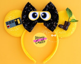 Walle Ears, Mickey Ears, Walle Mickey Ears, Walle Minnie Ears, Minnie Ears, Mouse Ears Headband, Characters Ears