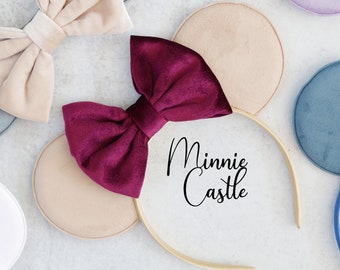 Uszy Myszki Miki, Beżowe uszy Myszki Miki, Bordowe uszy Myszki Miki, Uszy Myszki Minnie, Aksamitne uszy Myszki Miki, Uszy Myszki Minnie, Opaska na głowę z uszami Myszki Miki, Uszy Myszki Miki