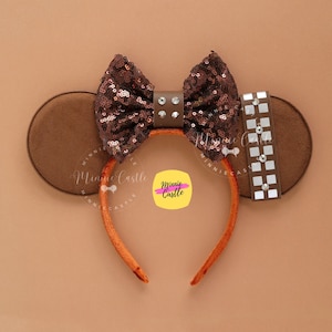 Chewy Mouse Ears, S Wars Mouse Ears, Mickey Ears, Minnie Ears, Mouse Ears Headband, Characters Ears for Kids and Adults, Family Trip Gift