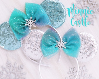 Elsa Mickey ears, Mickey Ears, Princess Mouse ears, Frozen Ears, Minnie Ears, Mouse Ears Headband, Mickey Ears, Characters Mouse Ears