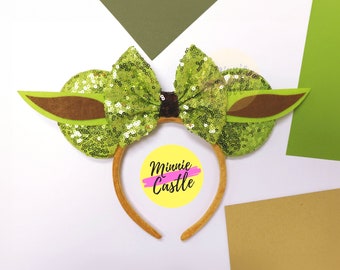 Baby Alien Ears, Baby Alien Mickey ears, Minnie Ears, S Wars Mouse Ear Headband for adults and kids, Birthday Gift, Movie Characters Ears