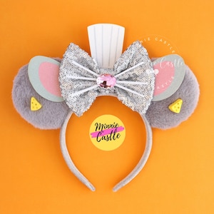 Remy Ears, Mickey Ears, Remy Mickey Ears, Minnie Ears, Remy Mouse Ears, Mouse Ears Headband, Mickey Ears, Characters Ears