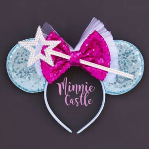 Fairy God Mother ears, Cinderell Mickey ears, Princess Mouse ears, Minnie ears, Mouse ears headband, Mickey ears, Characters ears