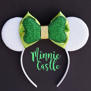 St. Patrick&#39;s Day Mickey Ears, St. Patrick&#39;s Mouse Ears, Mickey Ears, Minnie Ears, Mouse Ears Headband, Mickey Ears, St. Patrick&#39;s Day Ears