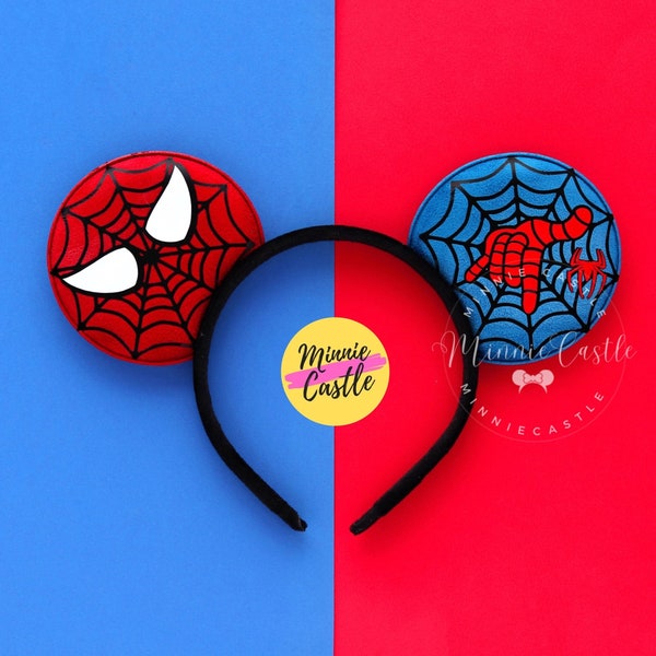 Mickey ears, Spider ears, Super hero Mouse ears, Mickey ears for Boys , Minnie ears, Mouse ears headband, Mickey ears gifts for boys