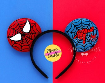 Mickey ears, Spider ears, Super hero Mouse ears, Mickey ears for Boys , Minnie ears, Mouse ears headband, Mickey ears gifts for boys