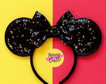 Black Mickey Ears, Mickey Ears, Minnie Ears, Black Mouse Ears, Mouse Ears Headband, Mickey Ears, Black Minnie Ears, Mickey Ears, Mouse Ears