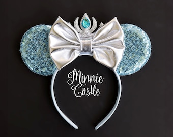 Elsa Mickey ears, Mickey Ears, Princess Mouse ears, Frozen Ears, Minnie Ears, Mouse Ears Headband, Mickey Ears, Characters Mouse Ears