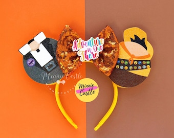 Russell Mouse Ears, Minnie Ears, Mickey Ears, Up Mouse ears, Characters Ears, Mouse Ears headband Adults kids, Mickey Ears Gifts