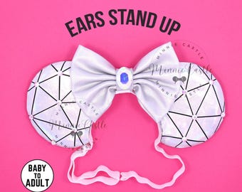 Mouse Ears Magic World Elastic Headband: Mickey Ears for All Ages by Minnie Castle
