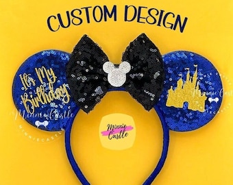 Custom Mickey Ears, Custom Minnie Ears, Mouse Ears, Dace Team Mickey Ears, Cheer team Minnie Ears, Company custom Mickey Ears