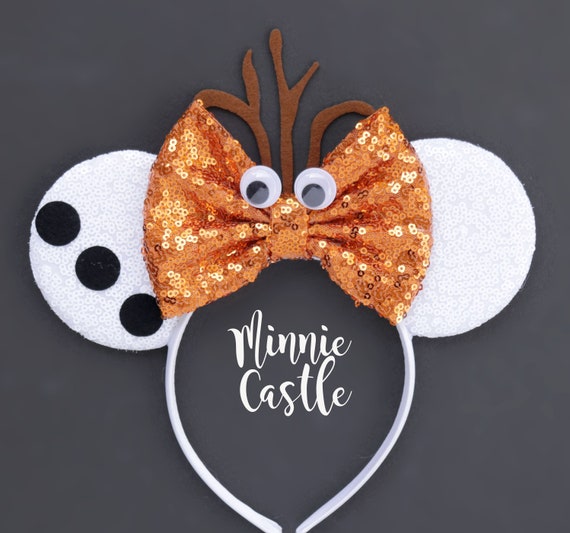 Disney Olaf Frozen Christmas Mickey Minnie Ears