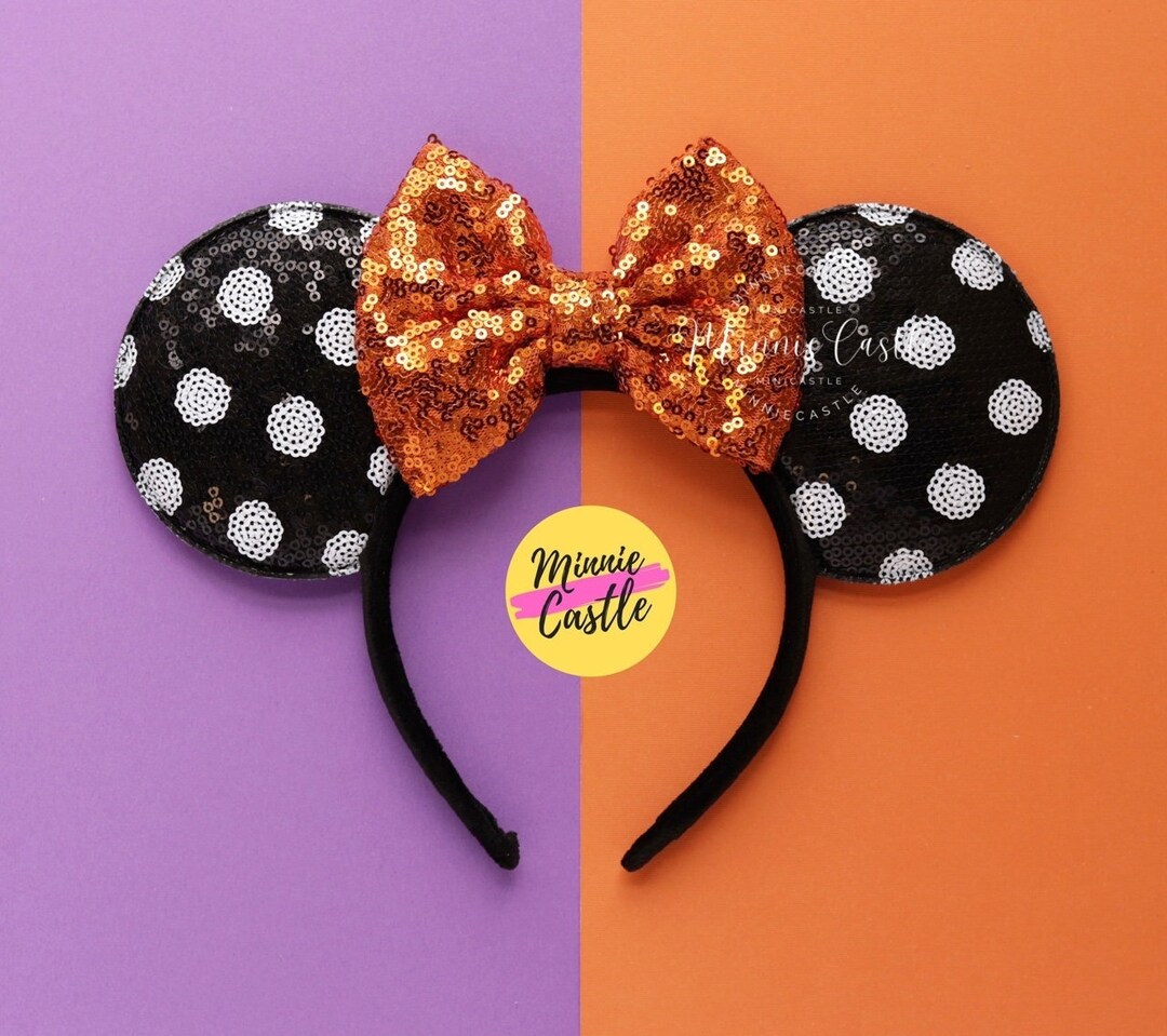 Mickey Ears Halloween, Halloween Ears, Mickey Ears, Minnie Ears, Black