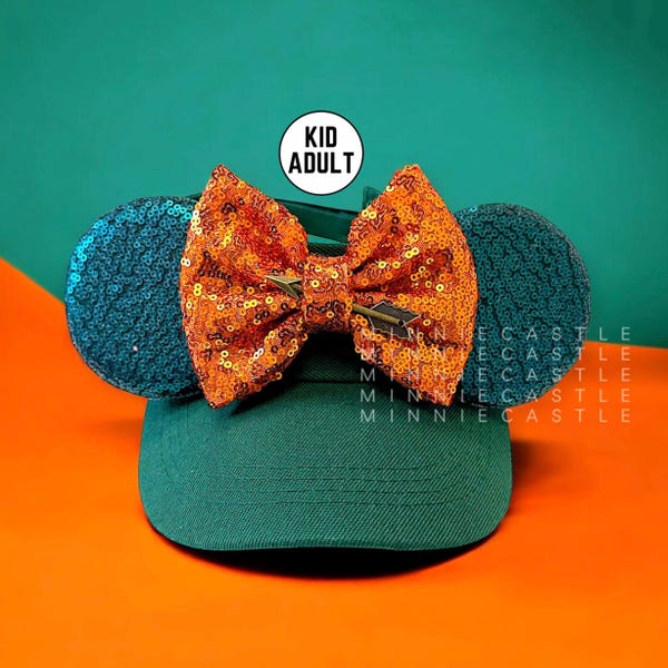 Brave Visor, Mickey Ears, Brave Archer Princess Minnie Ears Hat for Kids & Adults, Mickey Visor, Characters Ears for Magic World