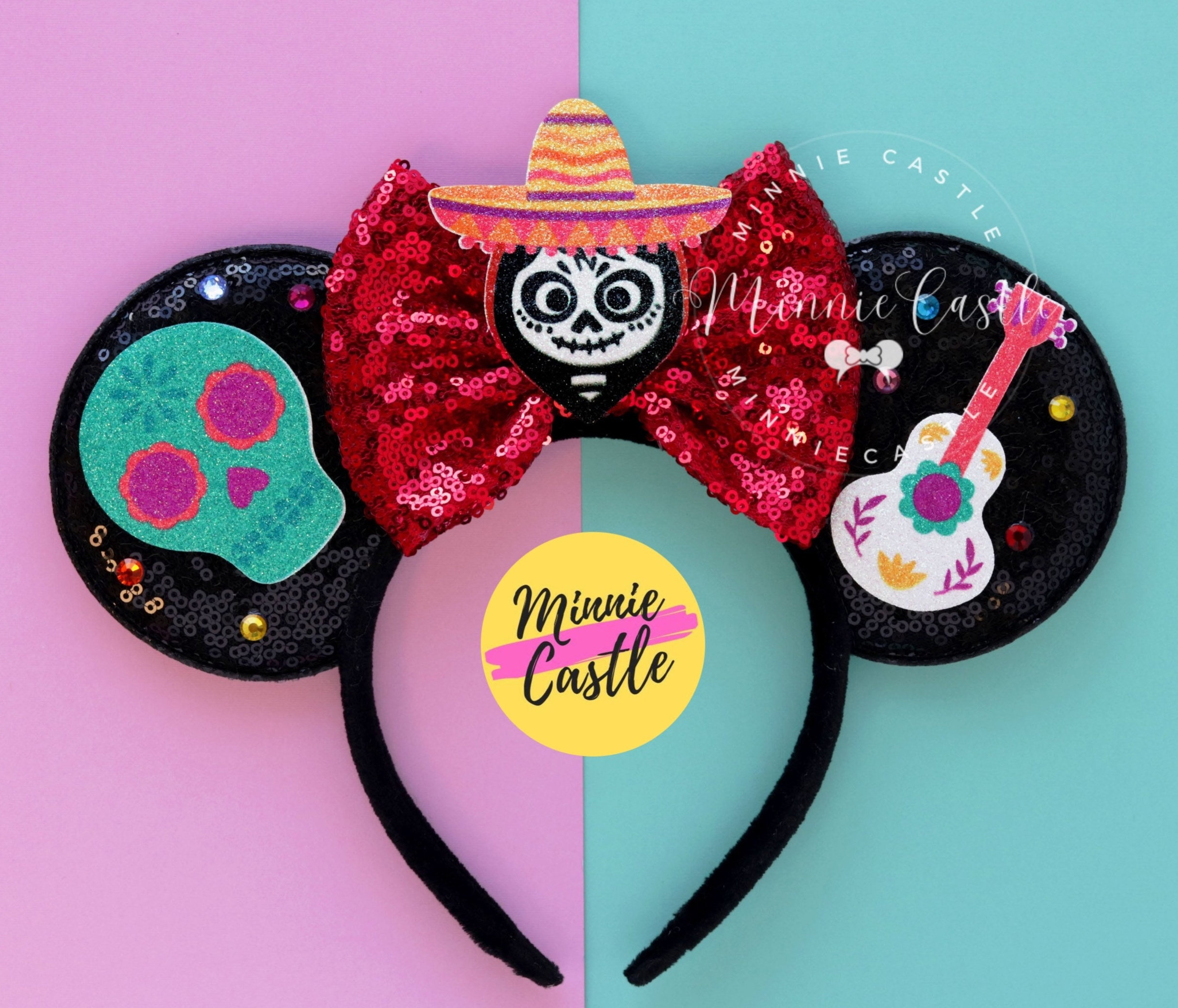 Coco lotería minnie ears headband New  main image 3