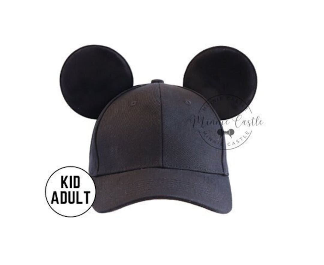 Mickey Ears Baseball Cap, Mickey Ears Hat, Boy Mickey Ears Baseball Hat