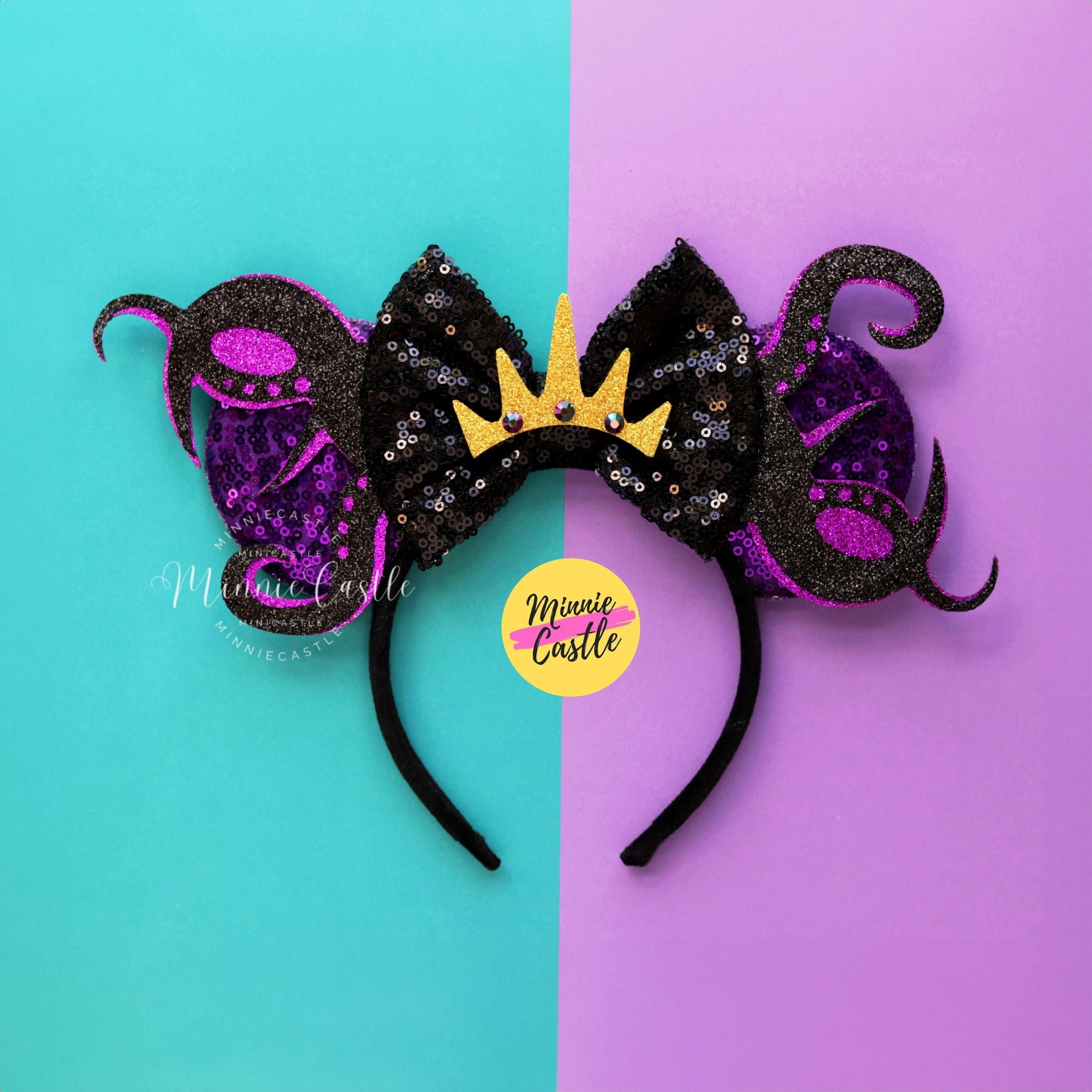 Undersea Villain Mouse Ears | Purple Sea Witch Tentacle 