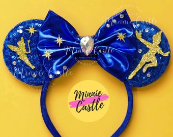 Peter Blue Ears, Mickey Ears, Minnie Ears, Minnie Ears, Mouse Ears Headband, Mickey Ears, Characters Ears, Mickey Ears