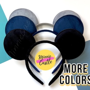 Mickey ears, Mickey ears, Mickey ear for boy, Mickey ear for Men, black mickey ear, Plain ears, Disney headband, non glitter matte mouse ear