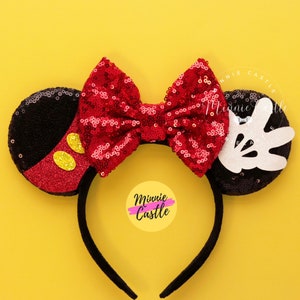 Mouse Ears, Mickey Ears, Minnie Ears, Mickey Pants and Mickey Hand Ears, Mickey Ears, Characters Ears, Mickey Ears, Minnie Pants Ears