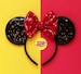 Minnie ears, Mickey ears, Mouse ear headband, Red and black sequin classic Mickey ears, Disney trip Adults and kids, More colors available 