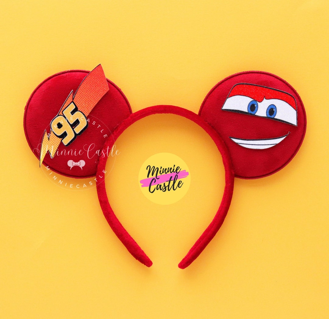 Cars Ears, Cars Mickey Ears, Mcqueen Mouse Ears, Boy Mickey Ears