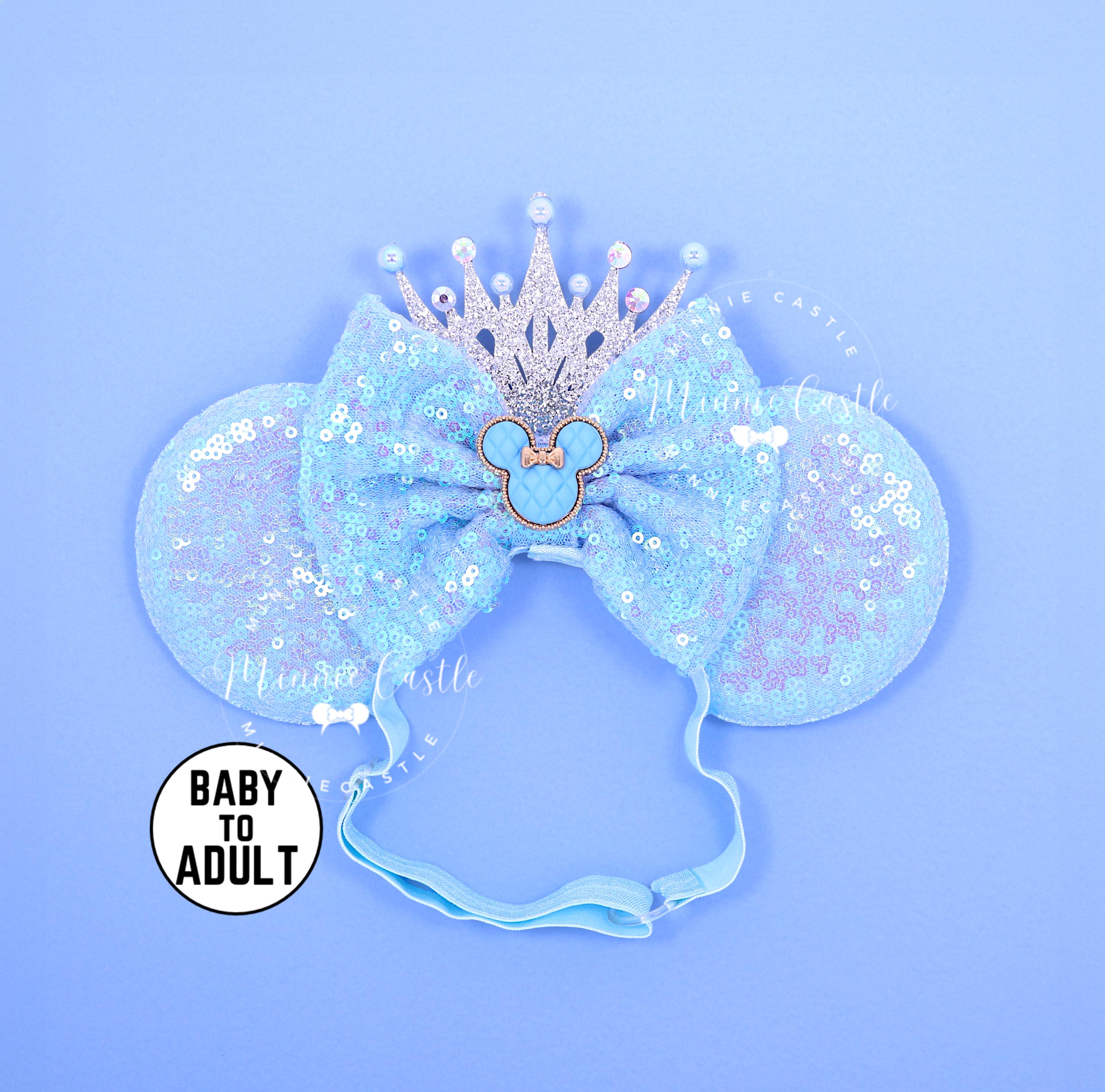 ISO Lele Sadoughi Disney Princess Cinderella Blue Shoe Knotted Headband Cinderella Headband - Etsy main image 4