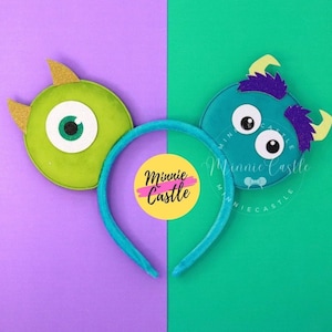 Monsters Mickey Ears, Monster Mouse ears, Boy Mickey Ears, Mickey Ears, Monsters Ears, Minnie ears, Mouse Ears Headband, Mickey Ears