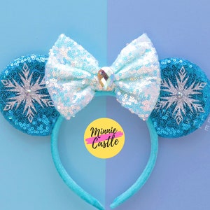 Elsa Mickey ears, Mickey Ears, Princess Mouse ears, Frozen Ears, Minnie Ears, Mouse Ears Headband, Mickey Ears, Characters Mouse Ears