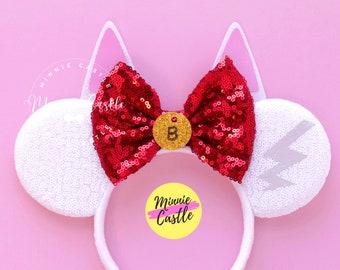 Bolt Mouse Ears, Mickey Ears, Dog Minnie Ears, Mickey ears for adults & kids, Mouse ears headband, Characters Ears, Dog Ears Minnie Ears