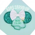 Minnie ears, Women adult Minnie Ears, Mouse  ears elastic headband, Mickey Ears, Mickey ears with stretch band, No headache headband
