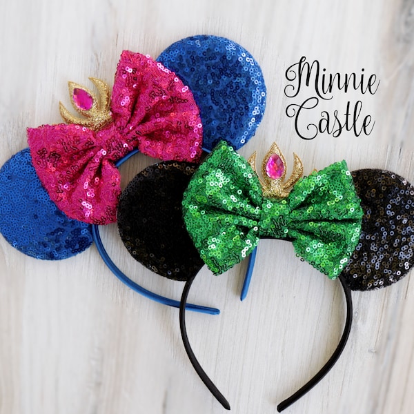 Anna Mickey ears, Mickey Ears, Princess Mouse ears, Frozen Ears, Minnie Ears, Mouse Ears Headband, Mickey Ears, Characters Mouse Ears