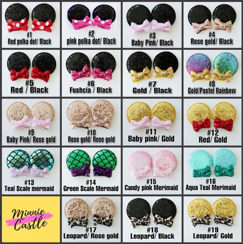 Inspiré de Cendrillon, pinces à cheveux oreilles de Mickey, oreilles de Minnie, oreilles de princesse, oreilles de Mickey, pince à cheveux oreilles de souris, oreilles de Mickey pour les enfants en bas âge image 5