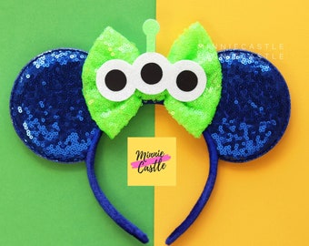 Alien Ears, Mickey ears, Toy Cowboy Mouse Ears, Alien Mouse ears, Minnie Ears, Mouse Ears Headband, Mickey Ears, Story Characters Ears