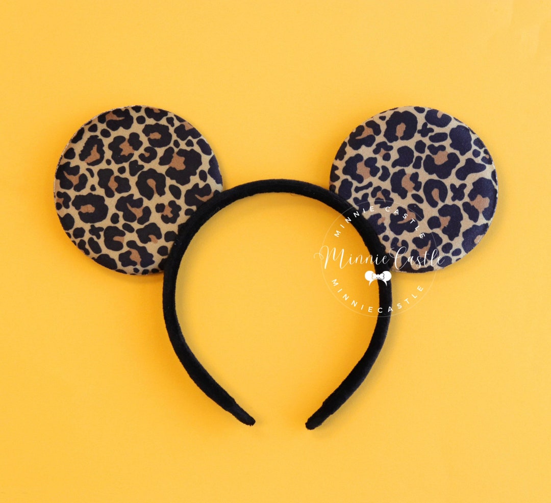 Mickey Ears, Animal Kingdom Ears, Leopard Minnie Ears, Mouse Ears ...