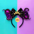 Undersea Villain Mouse Ears | Purple Sea Witch Tentacle Headband | Halloween Costume Gift