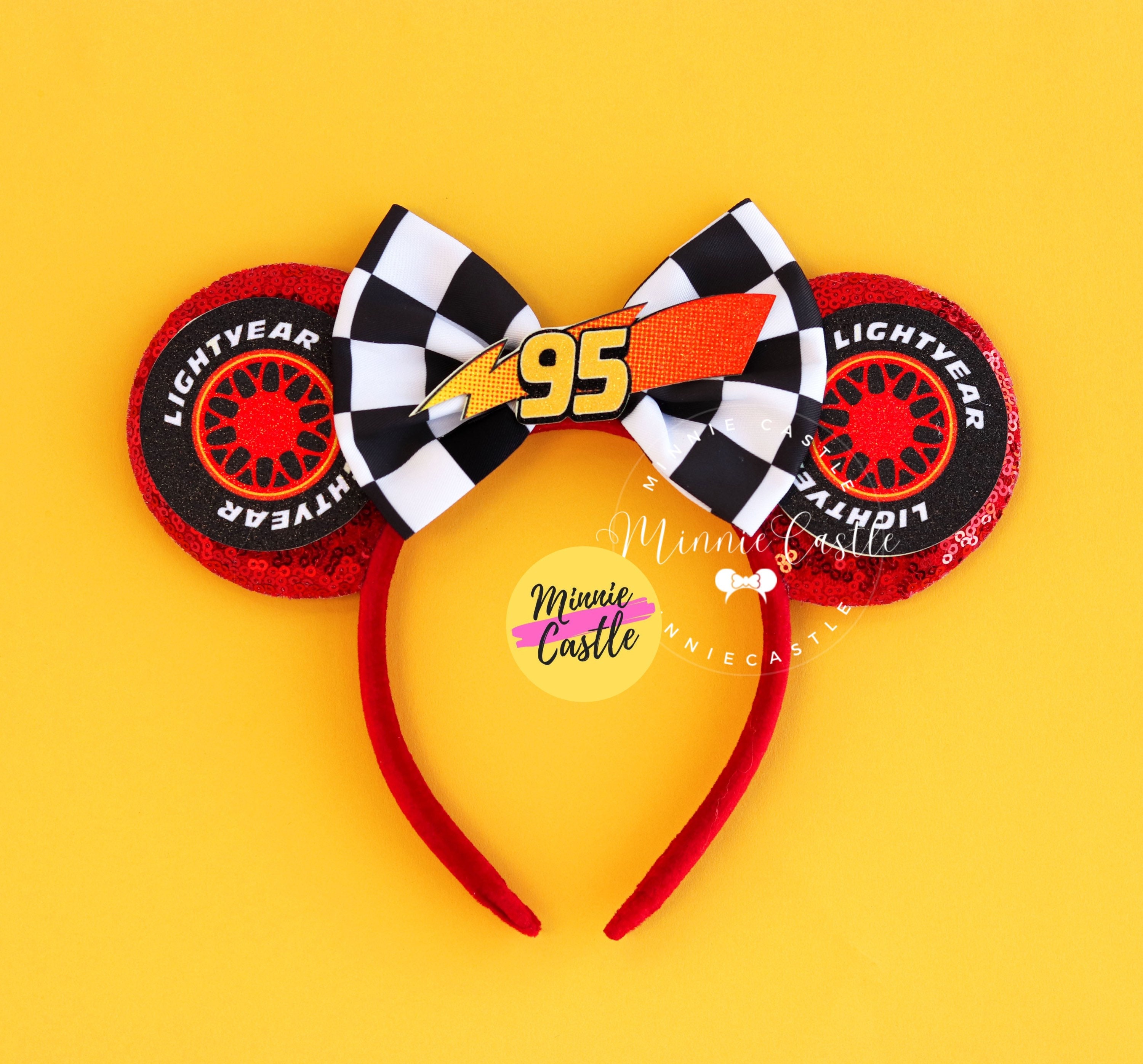 Rusty Ear Brown Tow Truck Mouse Ears Headband | Rusty Car Bow | Costume Theme ...
