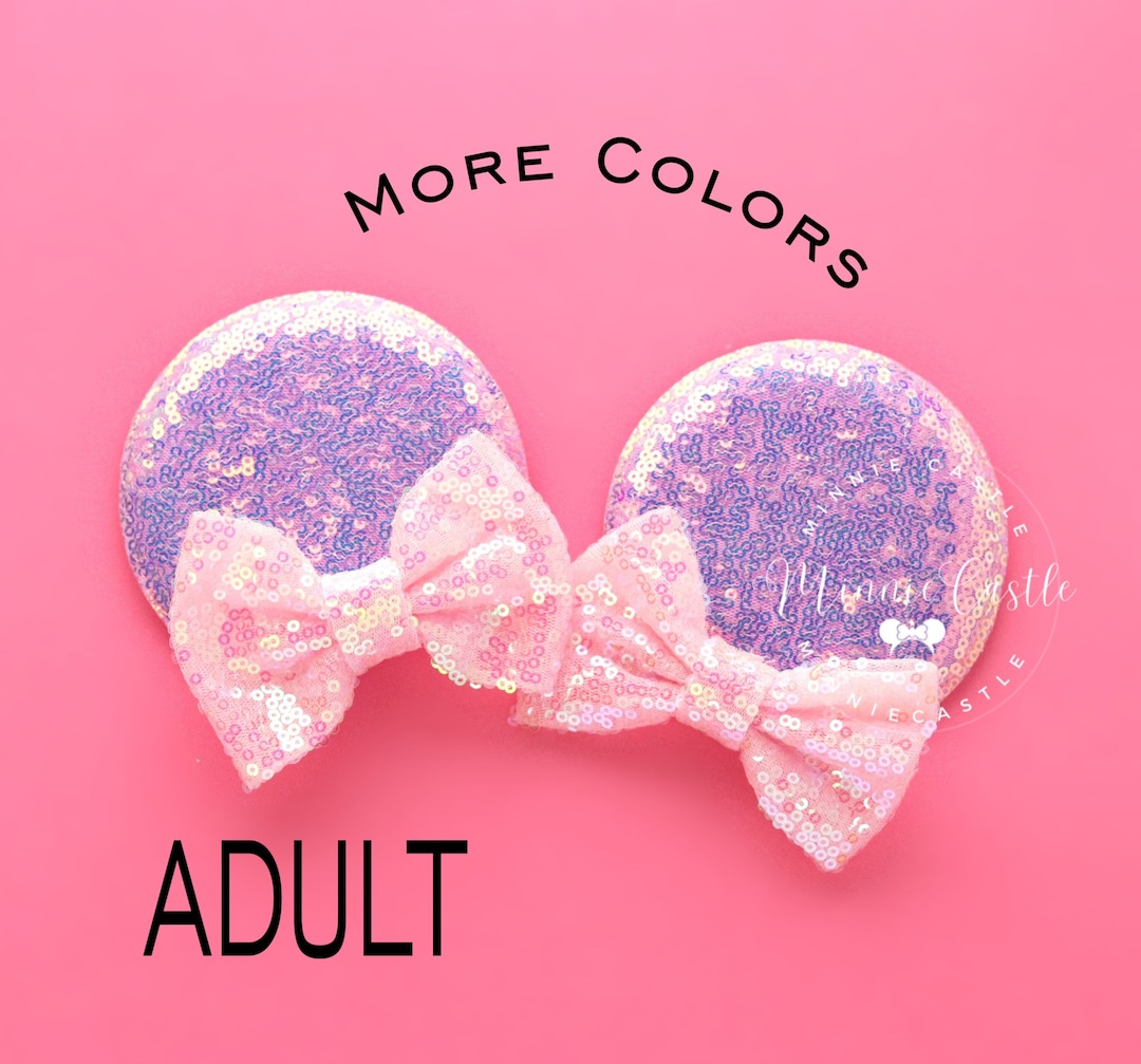 Minnie Ears, Mickey Ears Hair Clips, Mouse Ears Hair Clips, Mickey Hair