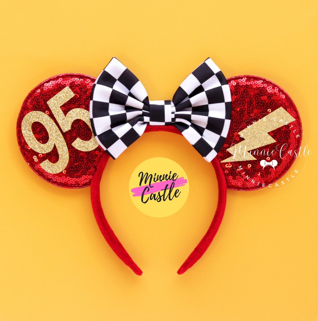 Cars Mickey Ears, Mcqueen Mouse Ears, Mickey Ears, Cars Ears, Minnie Ears, Mouse Ears Headband