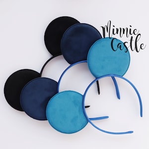 Mickey mouse ears, Boy Mickey ears, Men Mickey mouse ears headband, Boy Mickey ears , Men or boy mouse headband, baby blue mickey ears,