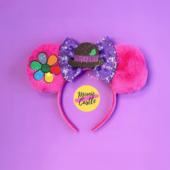 Bing Bong Pink Fur Mickey Ears, Bing Bong Mouse Ears, Mickey  display picture 1