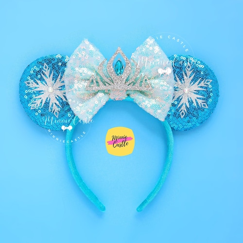 Elsa Mickey Ears, Mickey Ears, Princess Mouse Ears, Frozen  display picture 2