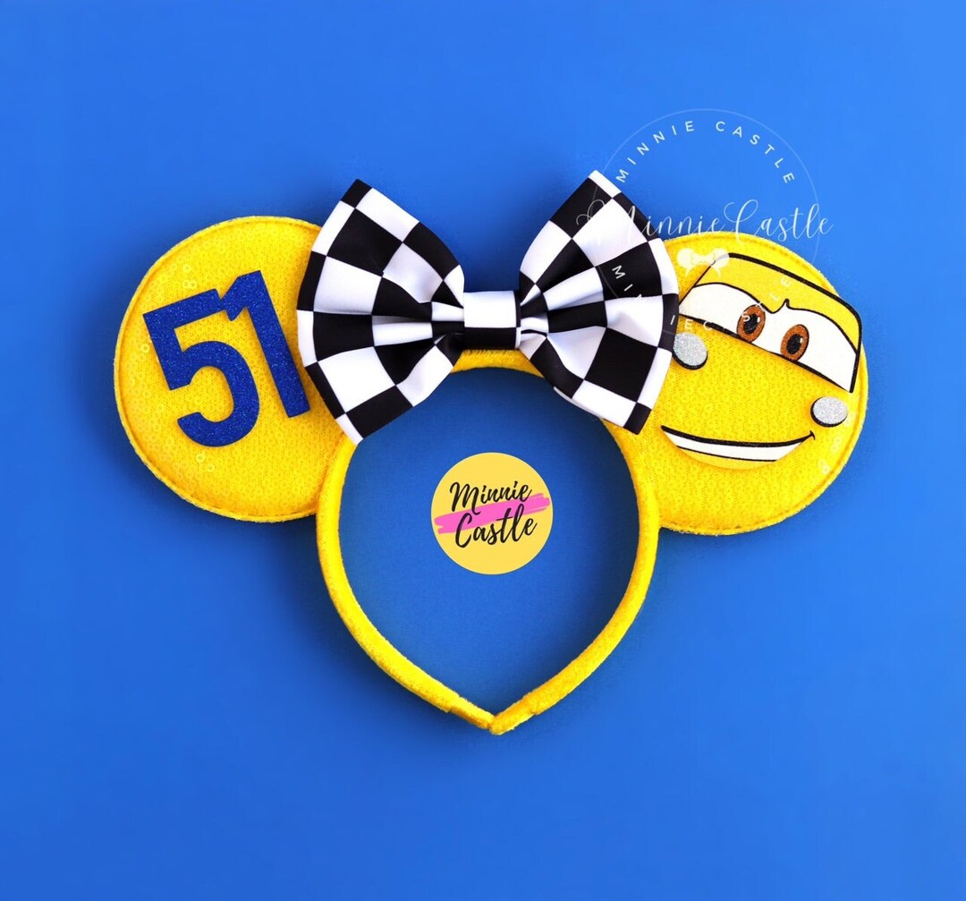 Cars Ears, Mickey Ears, Cars Mickey Ears, Minnie Ears, Race Cars Mouse