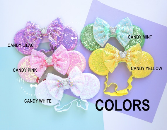 Baby Mouse Ears, Mickey Ears, Kid Minnie Ears Elastic  display picture 1