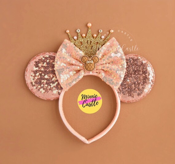 NEW Gold Jeweled Minnie Mouse Ears (small shop) 97738.jpg main image 3